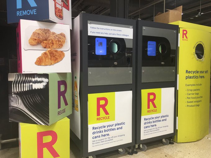 Tesco Branded Reverse Vending Machine