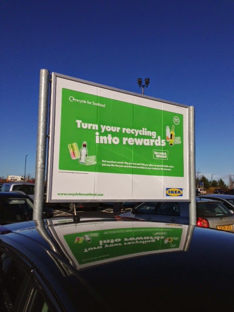 2013 Zero Waste Scotland funded Recycle and Reward Deposit Return pilot at IKEA