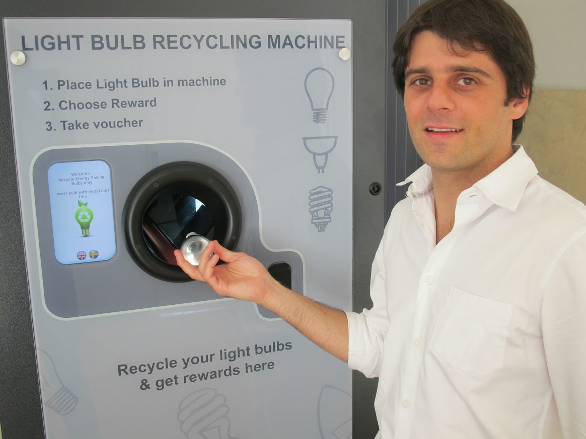 April 2013 reVend Light Bulb Reverse Vending Brazil